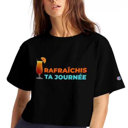 Daily Freshness - Champion Women’s Cropped T-Shirt