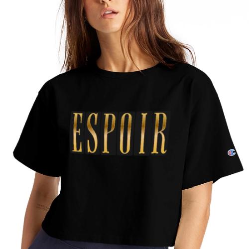 Espoir Doré - Champion Women’s Cropped T-Shirt