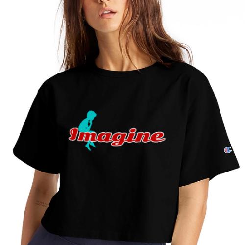 Imagine – Inspire Creativity & Dreams - Champion Women’s Cropped T-Shirt