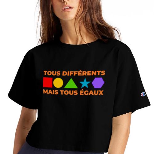 United in Our Differences - Champion Women’s Cropped T-Shirt