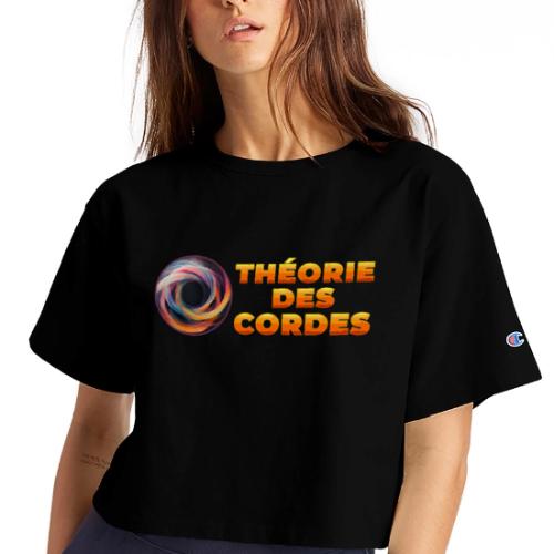 String theory! - Champion Women’s Cropped T-Shirt