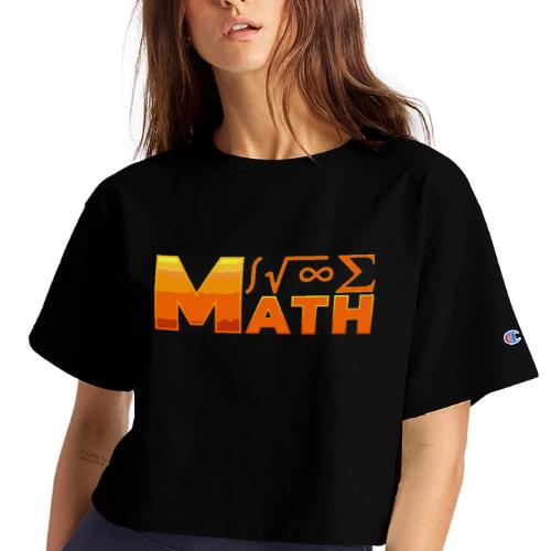 Math: The Language of Logic - Champion Women’s Cropped T-Shirt