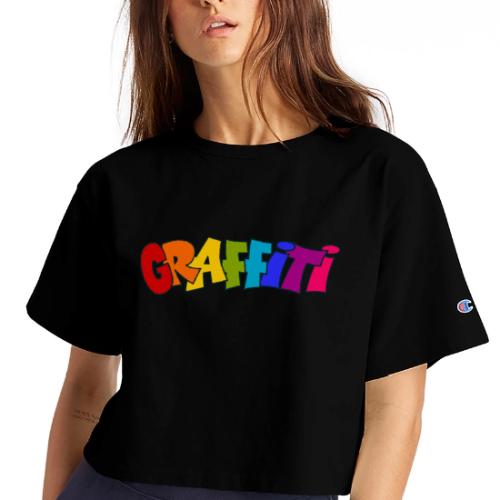 Graffiti - Champion Women’s Cropped T-Shirt