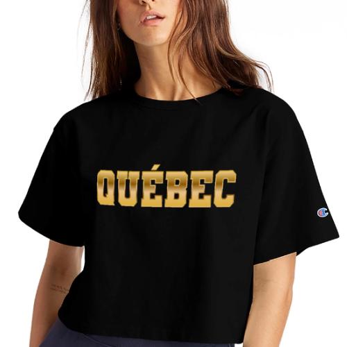 Québec - Champion Women’s Cropped T-Shirt