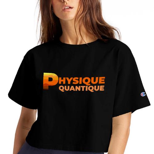 Quantum physics - Champion Women’s Cropped T-Shirt