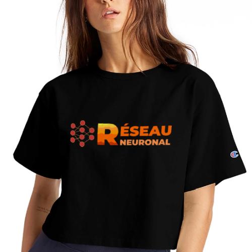 Neural Network: Digital Synapses - Champion Women’s Cropped T-Shirt