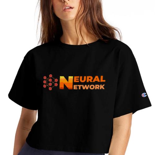 Neural Network: Digital Synapses - Champion Women’s Cropped T-Shirt