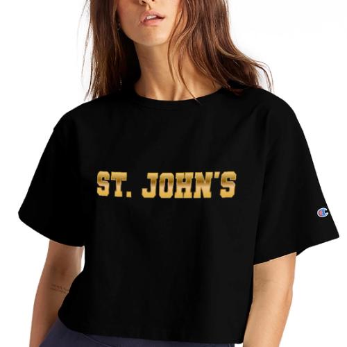 St. John's - Champion Women’s Cropped T-Shirt