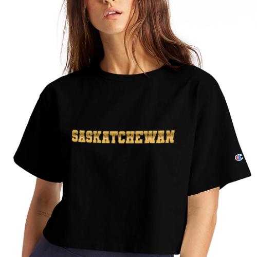 Saskatchewan - Champion Women’s Cropped T-Shirt