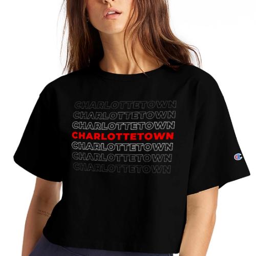 Charlottetown Character - Champion Women’s Cropped T-Shirt