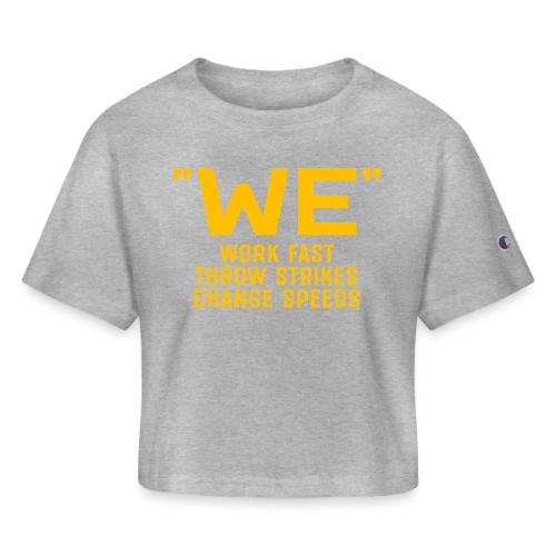 WE 1988 - Champion Women’s Cropped T-Shirt