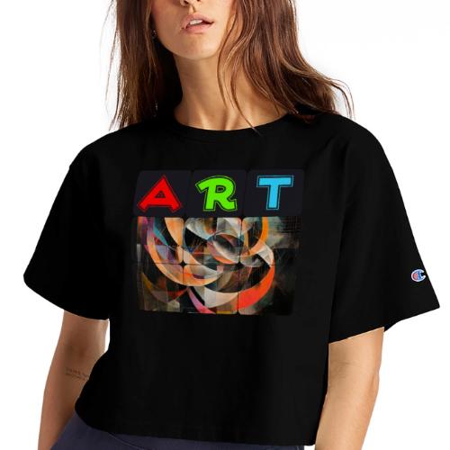 Fragments of Art - Champion Women’s Cropped T-Shirt
