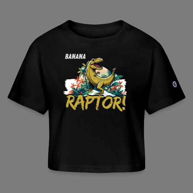 Funny Banana Raptor T-Rex Design