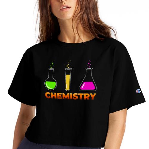 Chemistry: Elements in Motion - Champion Women’s Cropped T-Shirt