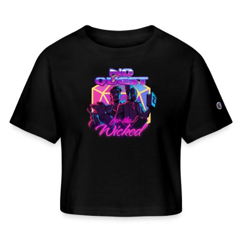 No Quest for the Wicked Logo (Season One) - Champion Women’s Cropped T-Shirt