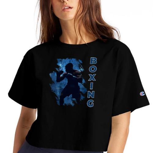 Boxing Style - Champion Women’s Cropped T-Shirt