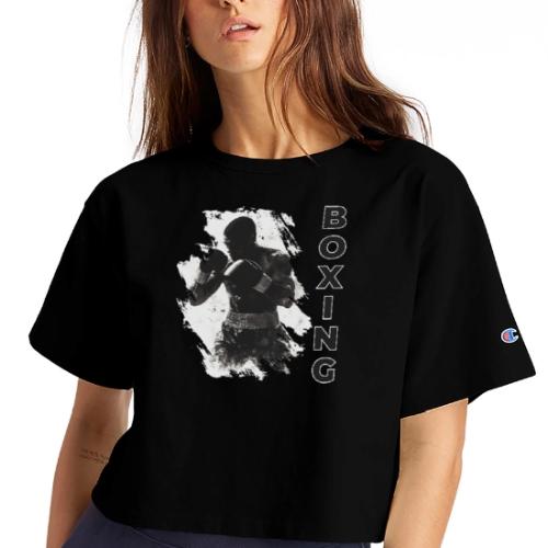 Boxing Vibes - Champion Women’s Cropped T-Shirt