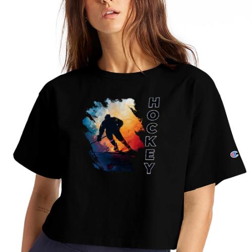 Hockey Moves - Champion Women’s Cropped T-Shirt