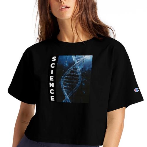 Frozen Code of Science - Champion Women’s Cropped T-Shirt