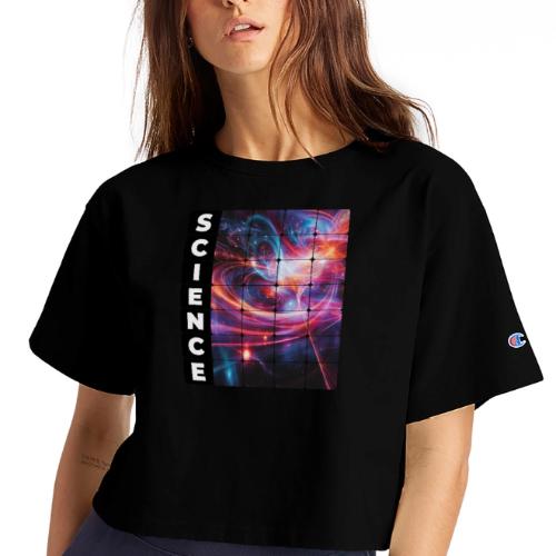 The Chaos of Science - Champion Women’s Cropped T-Shirt