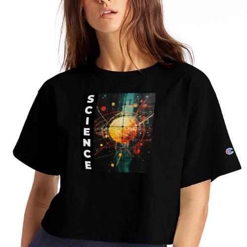 Core of Science - Champion Women’s Cropped T-Shirt
