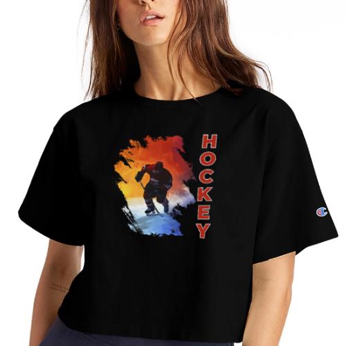 Hockey Energy - Champion Women’s Cropped T-Shirt