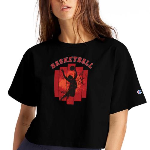 Basketball Mode On - Champion Women’s Cropped T-Shirt