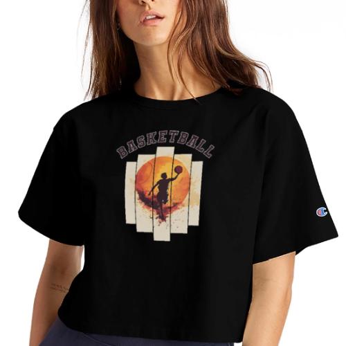 Basketball again and again - Champion Women’s Cropped T-Shirt