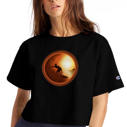 Surfing Vibes - Champion Women’s Cropped T-Shirt