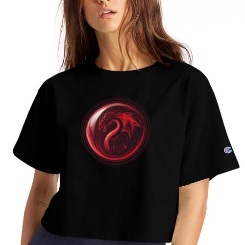 Dragon Orb - Champion Women’s Cropped T-Shirt