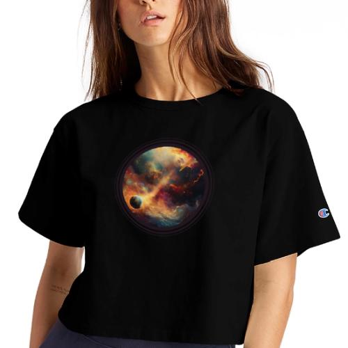 The Painted Planets - Champion Women’s Cropped T-Shirt