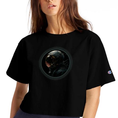 Astronaut: Reach for the stars - Champion Women’s Cropped T-Shirt