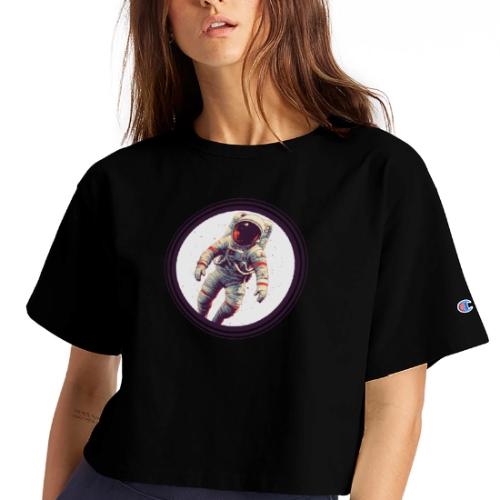 Astronaut: From Earth to the cosmos - Champion Women’s Cropped T-Shirt
