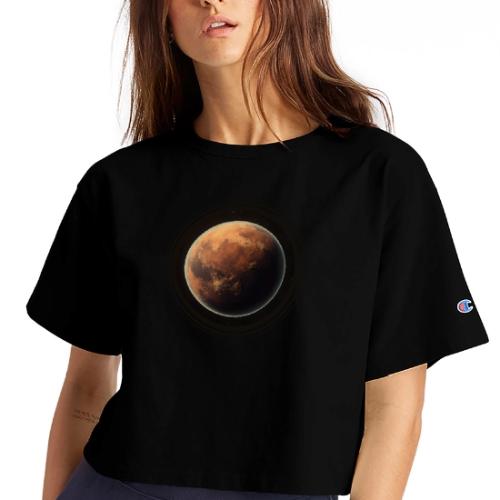 Exoplanet Horizons - Champion Women’s Cropped T-Shirt