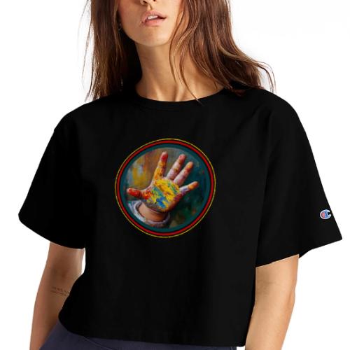 Colors of Innocence - Champion Women’s Cropped T-Shirt