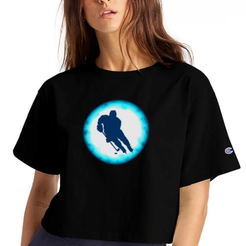 Hockey: Ice Warrior - Champion Women’s Cropped T-Shirt