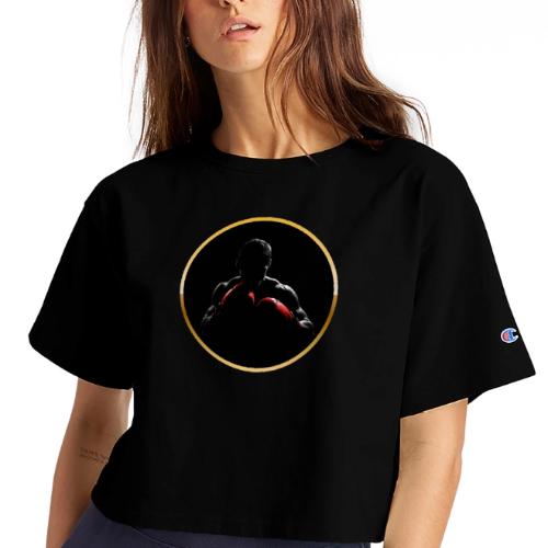 Boxing: Crimson Gloves Fighter - Champion Women’s Cropped T-Shirt