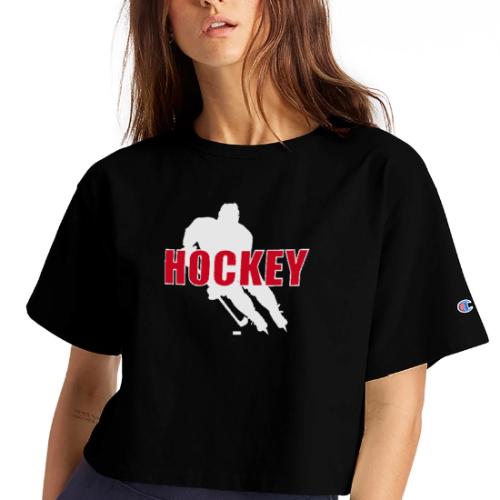 Power Play Hockey - Champion Women’s Cropped T-Shirt