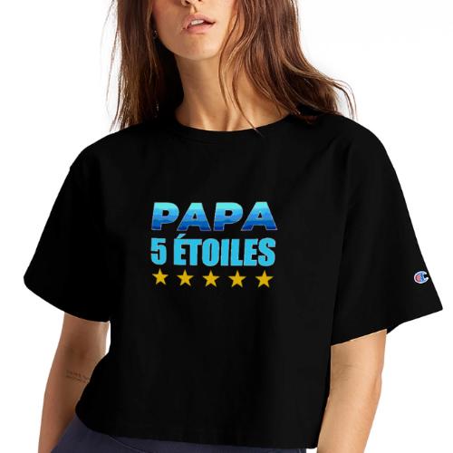 Five-Star Dad - Champion Women’s Cropped T-Shirt