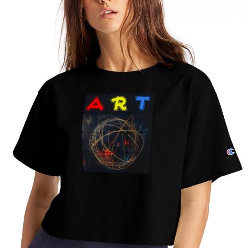 Echoes of Art - Champion Women’s Cropped T-Shirt