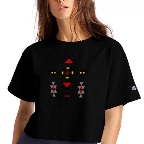 Amazigh Symbols - Champion Women’s Cropped T-Shirt