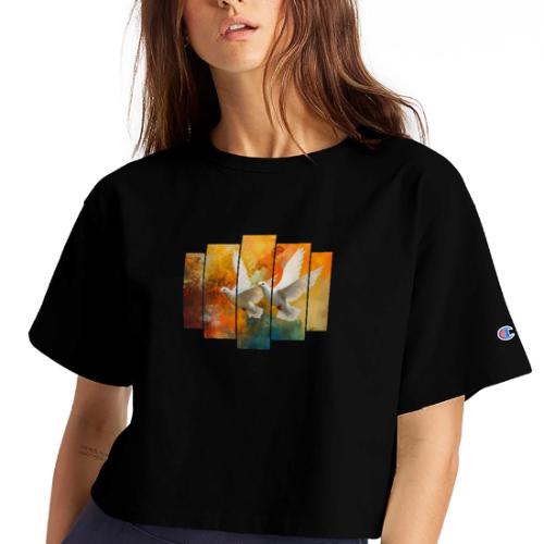 Wings of Peace - Champion Women’s Cropped T-Shirt
