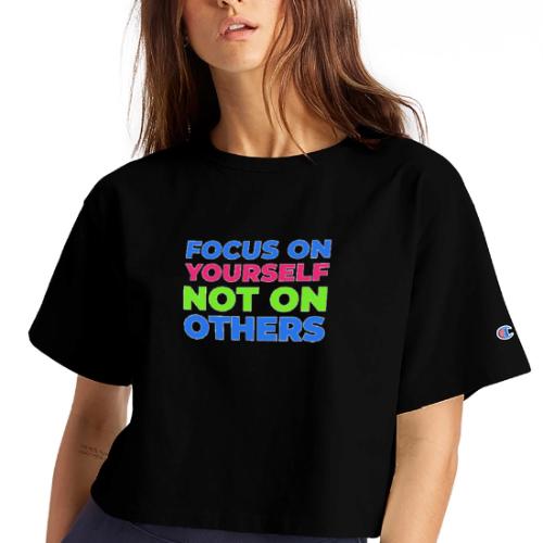 Eyes on You - Champion Women’s Cropped T-Shirt
