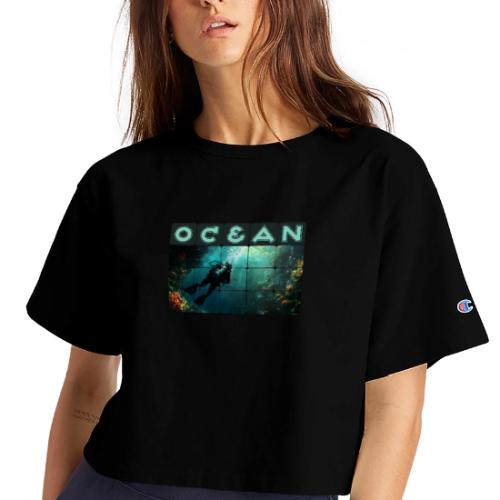Ocean: Explorer of the Deep - Champion Women’s Cropped T-Shirt