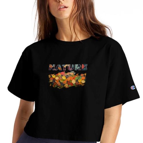 Brushed by Nature - Champion Women’s Cropped T-Shirt