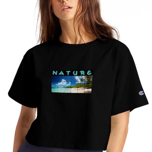 Nature: Island Bliss - Champion Women’s Cropped T-Shirt