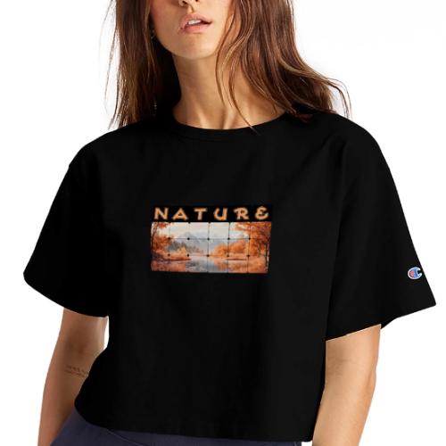 Nature: Autumn Glow - Champion Women’s Cropped T-Shirt