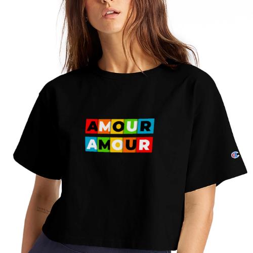 Love in Colour - Champion Women’s Cropped T-Shirt