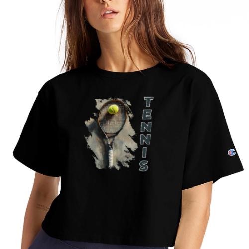 Tennis Power Play - Champion Women’s Cropped T-Shirt