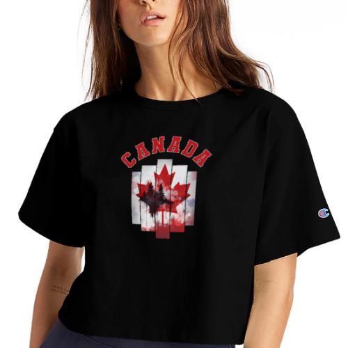 Canadian Pulse - Champion Women’s Cropped T-Shirt